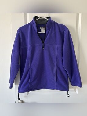 Alpine Tek Purple Fleece Quarter-Zip Pullover